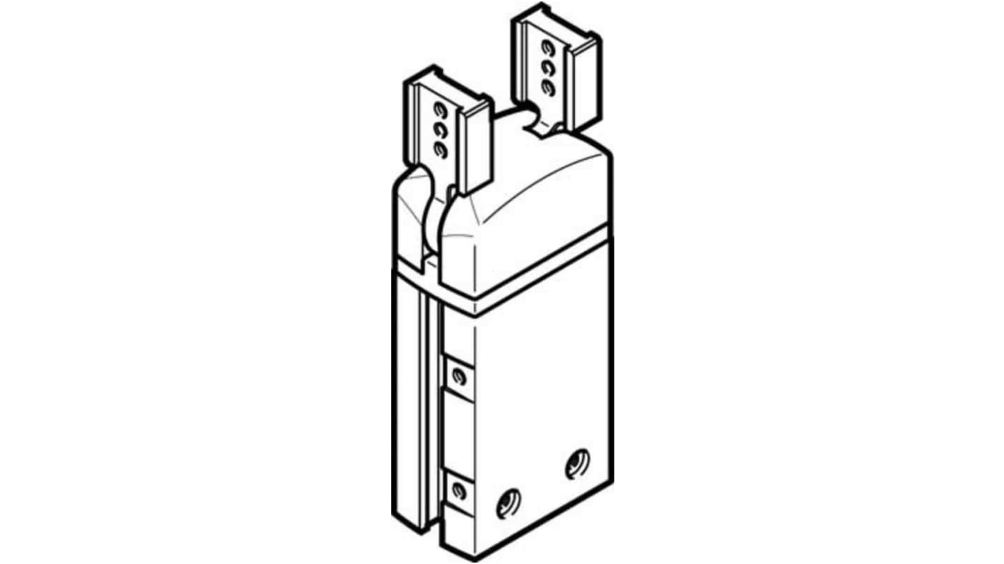 Accoppiatore pneumatico compatto Festo EB-145-100, Ø 160mm, 2 convoluzioni, corsa 100mm, installazione a 170mm