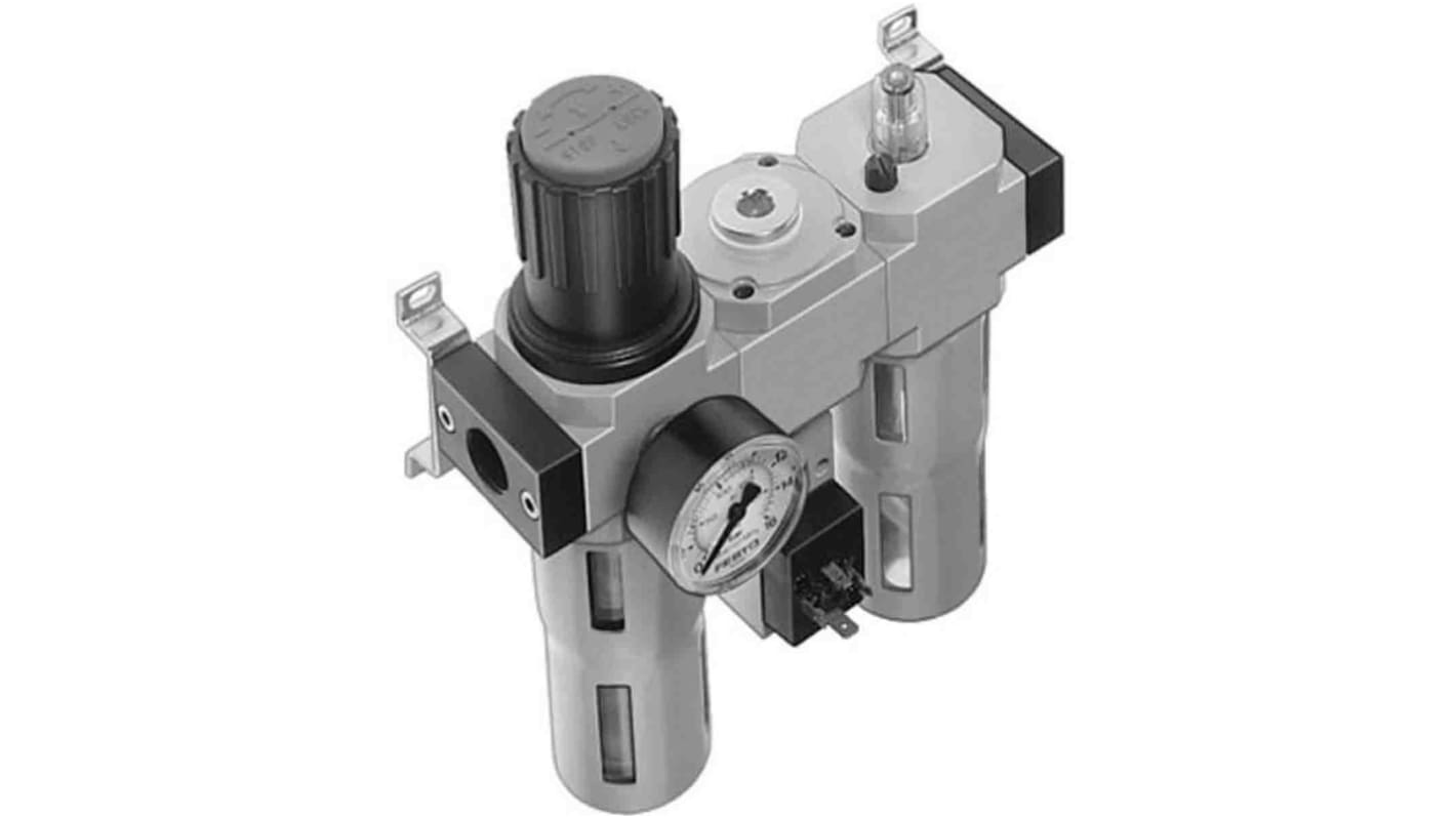 Accoppiatore pneumatico compatto Festo EB-165-65, Ø 180mm, 1 convoluzione, corsa 65mm, installazione a 115mm