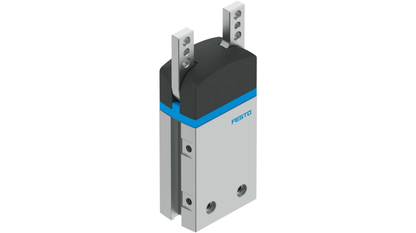 Festo 2 Finger Double Action Pneumatic Gripper, DHWS-16-A-NC, Angle Gripping Type