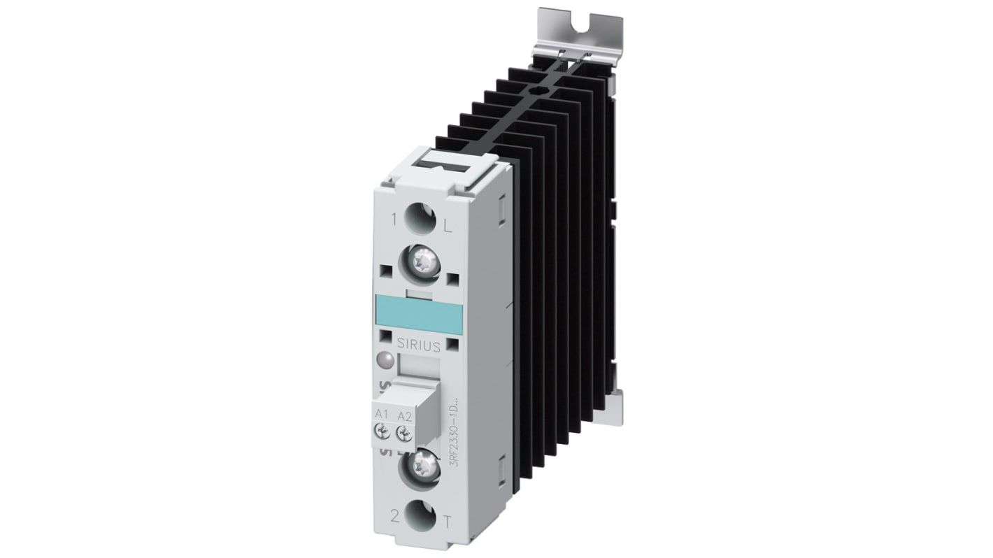 Siemens 3RF23 Series Solid State Relay, 25 A Load, DIN Rail Mount, 460 V Load