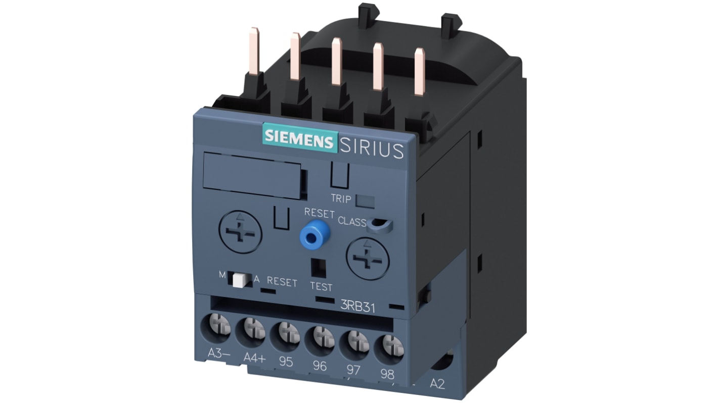 Relè di sovraccarico Siemens, 1 NO + 1 NC, carico FLC 12 A, 4 A