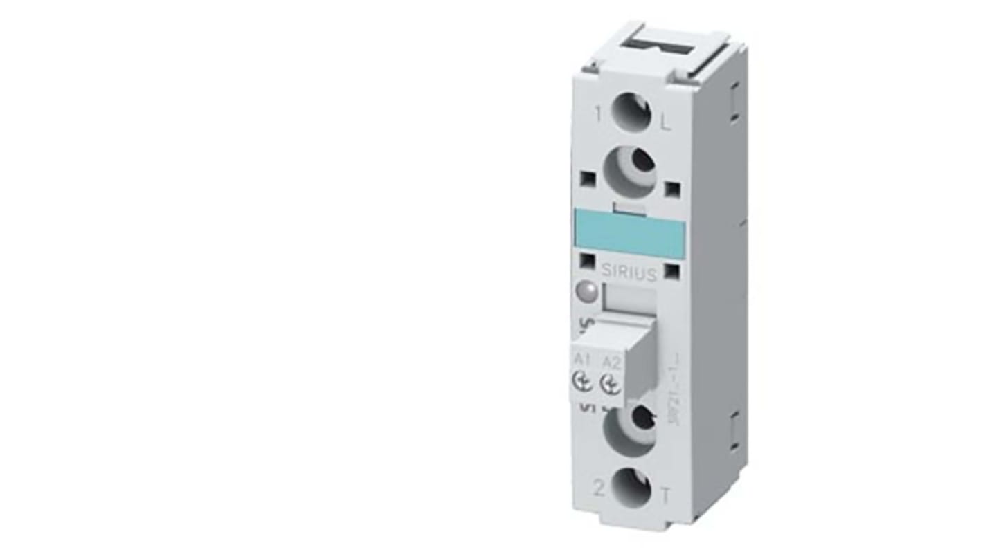 Siemens Szilárdtestrelé, 3RF21, 30 A, SPST, Védő, DIN-sín