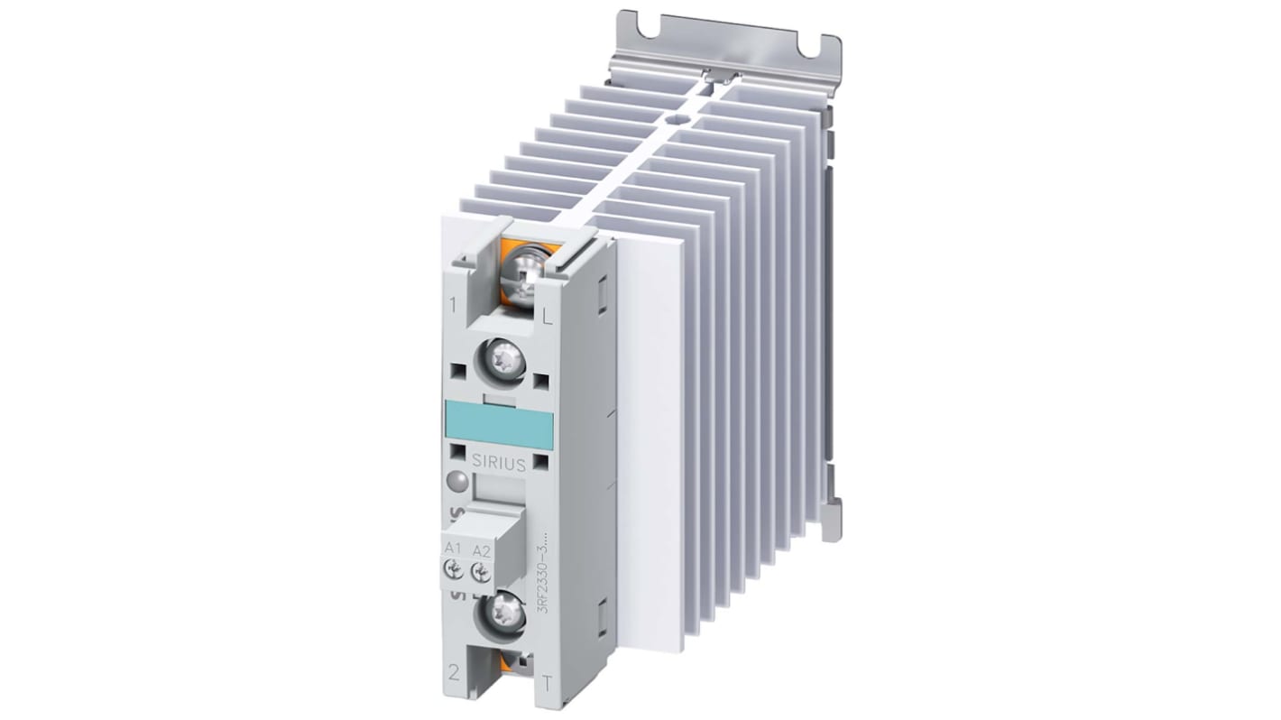 Relè a stato solido 3RF2330-3AA44, Guida DIN, 30 A, 600 V, Commutazione a punto zero SIRIUS 3RF23