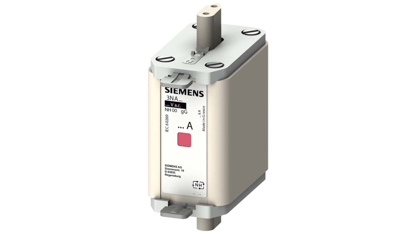 Siemens センタータグヒューズ, 定格電流 63A, 690V ac