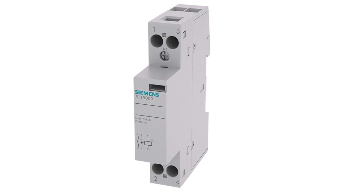 Siemens SENTRON Leistungsschütz / 230 V ac Spule, 2 -polig 2 Schließer / 20 A, Umkehrend