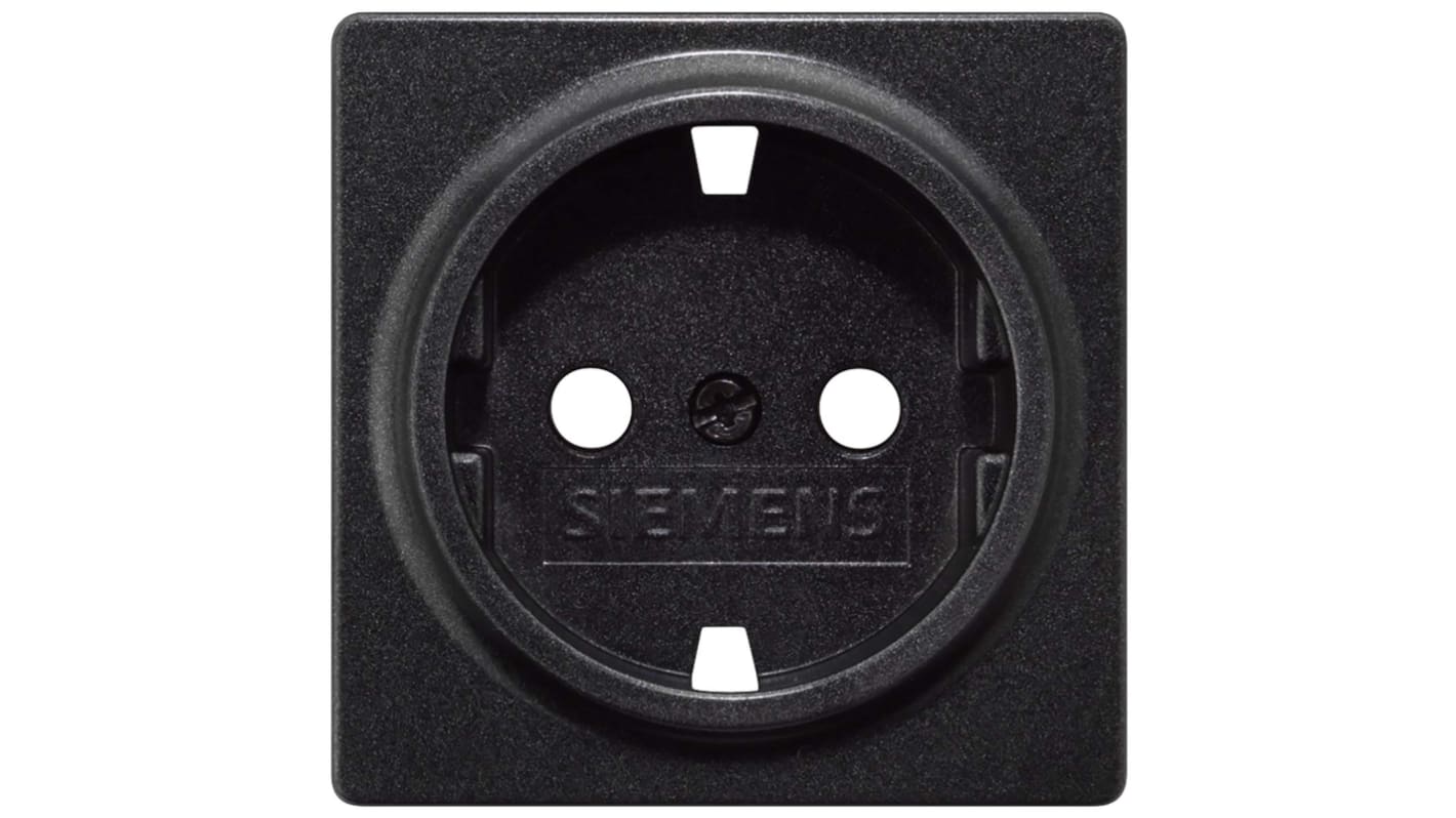 Siemens Thermoplastic Schutzkontakt Buchse Cover Plate