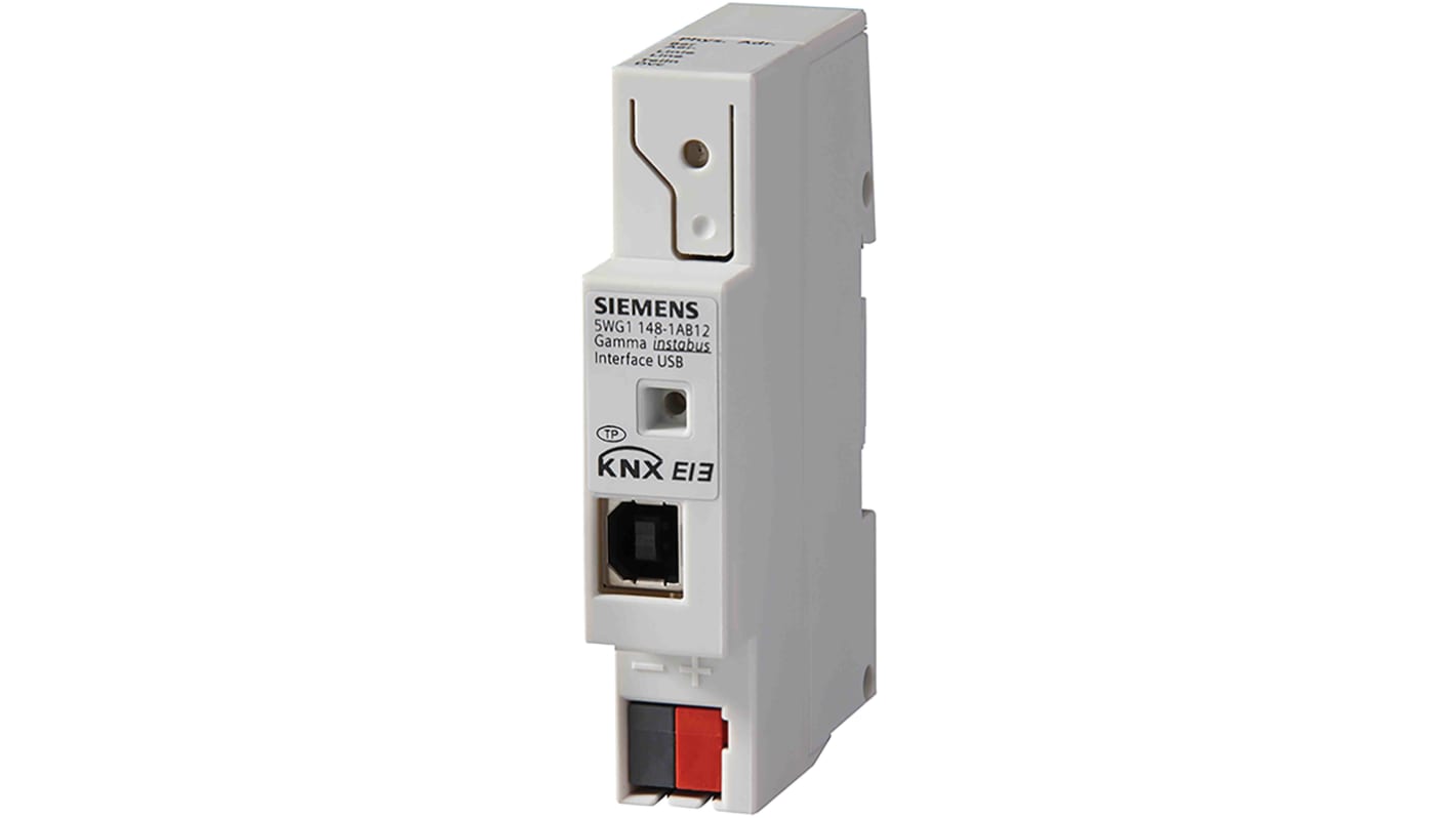 Siemens USB csatlakozó 5WG1148-1AB12, tartozék: USB interfész, használható:(GAMMA instabus / KNX)-hoz