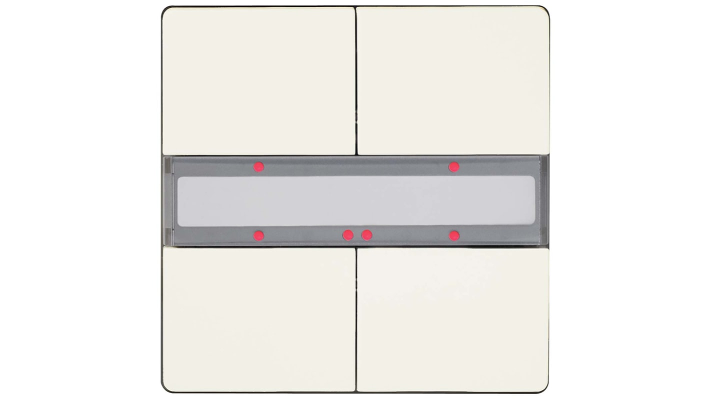 Interruttore a bilanciere Siemens serie GAMMA, 4 vie, 4 poli, Colore bianco, IP20