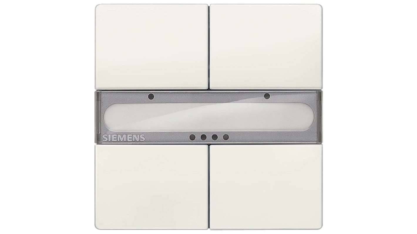 Interruttore a bilanciere Siemens serie GAMMA, 4 vie, 4 poli, Colore bianco, IP20