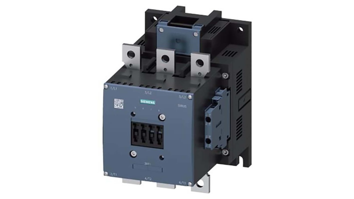 Teleinvertore Reversibile Siemens, 3 poli, 2 NO + 2 NC, 265 A, 132 kW, bobina 220 → 240 V c.a./c.c.