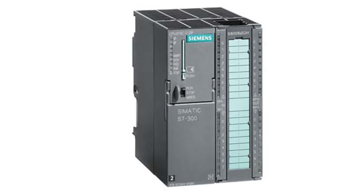 Controlador lógico Siemens SIMATIC S7-300, 16 entradas tipo Digital, Digital 16 salidas, comunicación Profibus DP