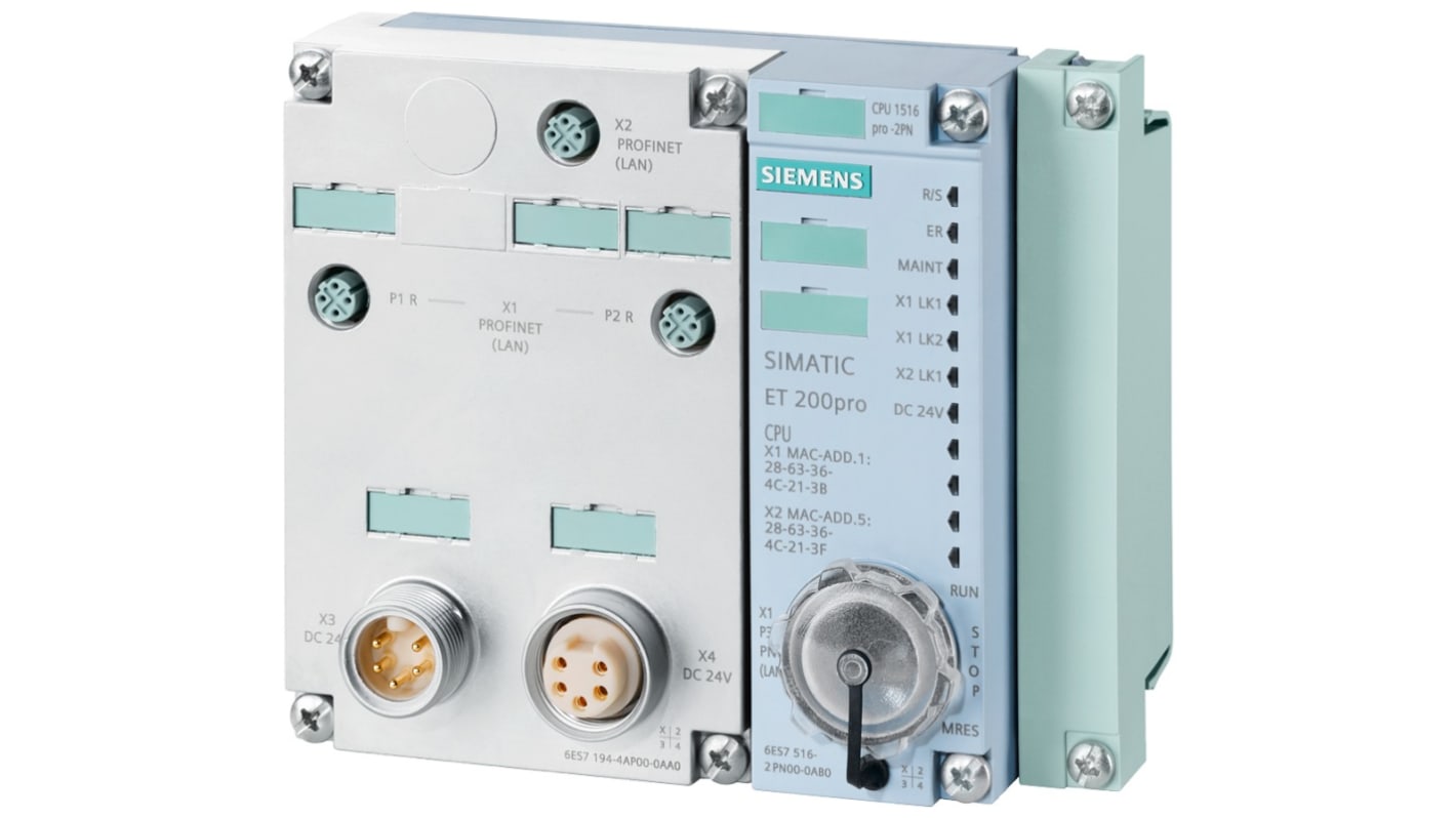 Siemens SIMATIC DP Series PLC CPU for Use with ET 200Pro, 20-Input