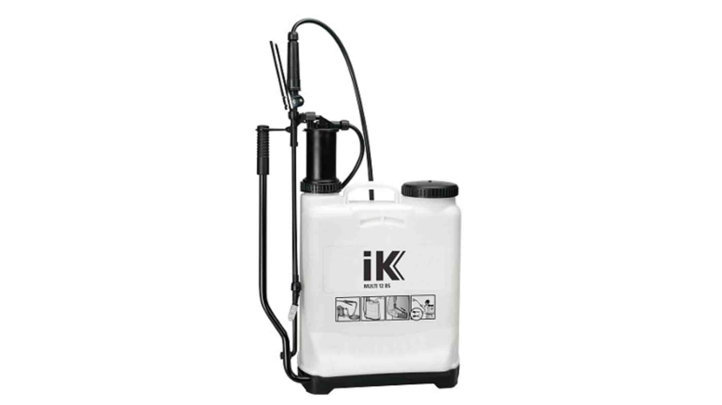 Spruzzatore a pressione a zaino IK Sprayers, Traslucente, 12.8L, 3bar, peso 3.58kg