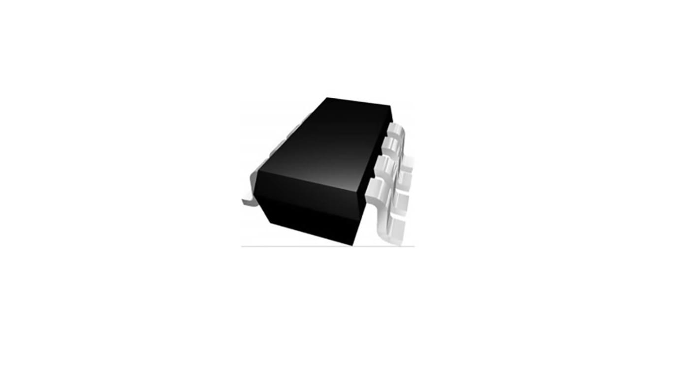 MOSFET STMicroelectronics STEF512GR, VDSS 5 V, 12 V, ID 3 A, 4 A, TSOT23-8L de 8 pines, 2elementos