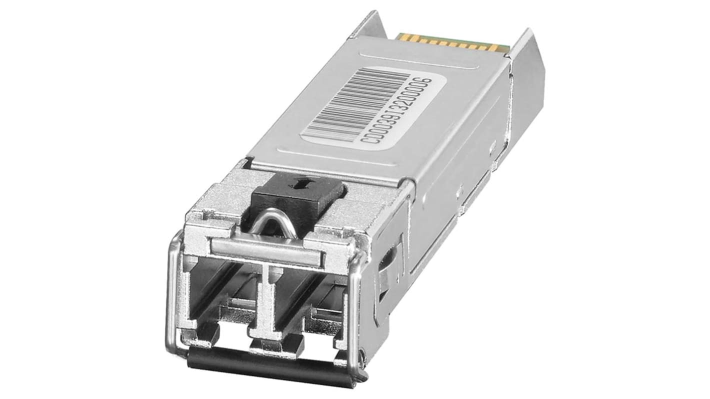 Transceptor de fibra óptica Siemens, λ 850nm, vel. datos 1000Mbps, conector SFP de 1 pines