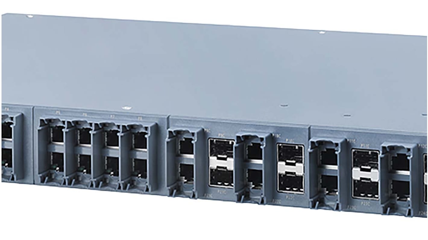 Siemens Ethernet Switch, 26 RJ45 Ports, 10/100/1000Mbit/s Transmission, 24V dc