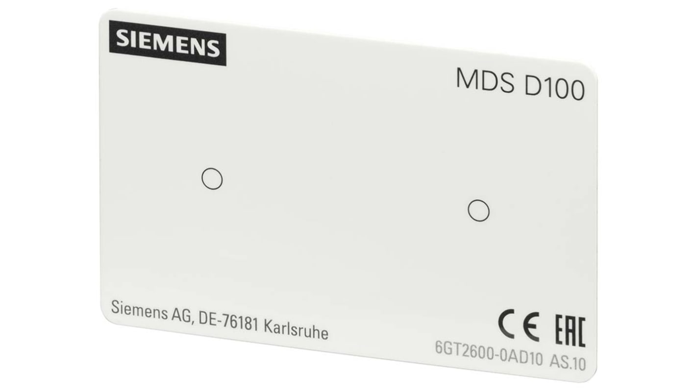 Siemens, Transpondere, 0,112 kb, Tasteområde: 650 mm, IP68, 85 x 54 x 0,8 mm