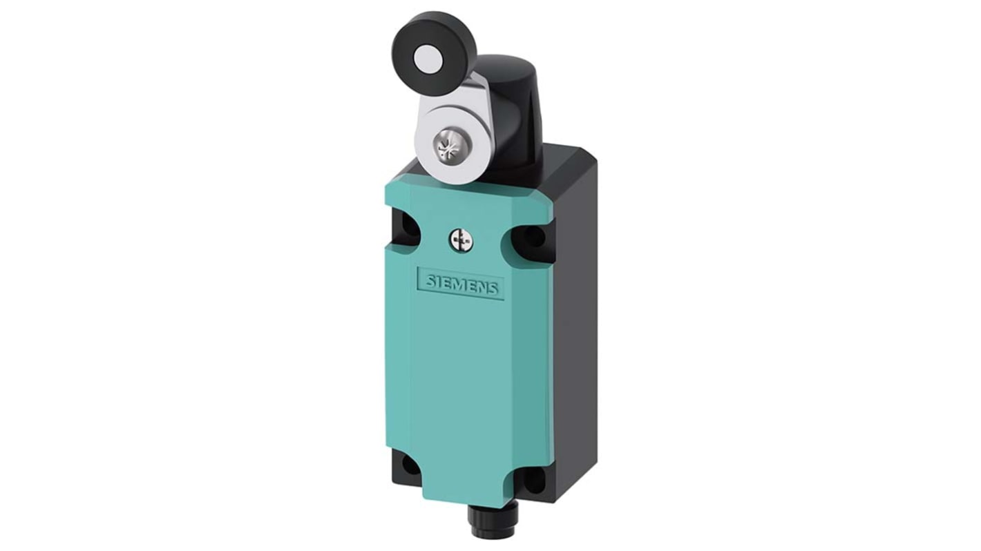 Siemens Roller Lever Limit Switch, 1NC/1NO, IP66, IP67, Metal Housing, 125V ac Max, 4A Max