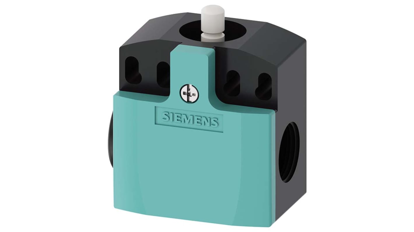 Siemens Plunger Limit Switch, 1NC/1NO, IP66, IP67, Plastic Housing, 400V ac Max, 6A Max