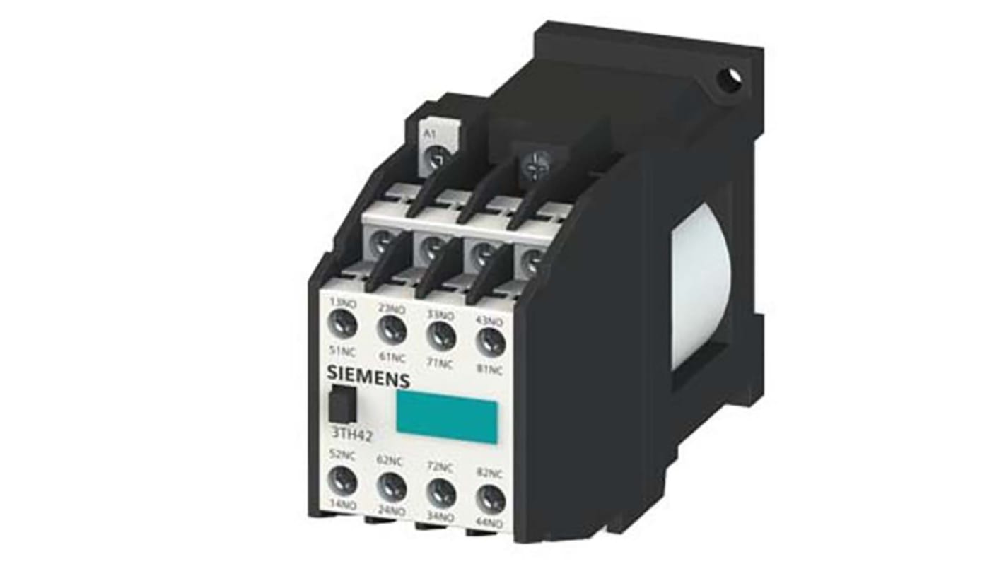 Siemens Contactor Relay, 10 A, 4NO + 4NC