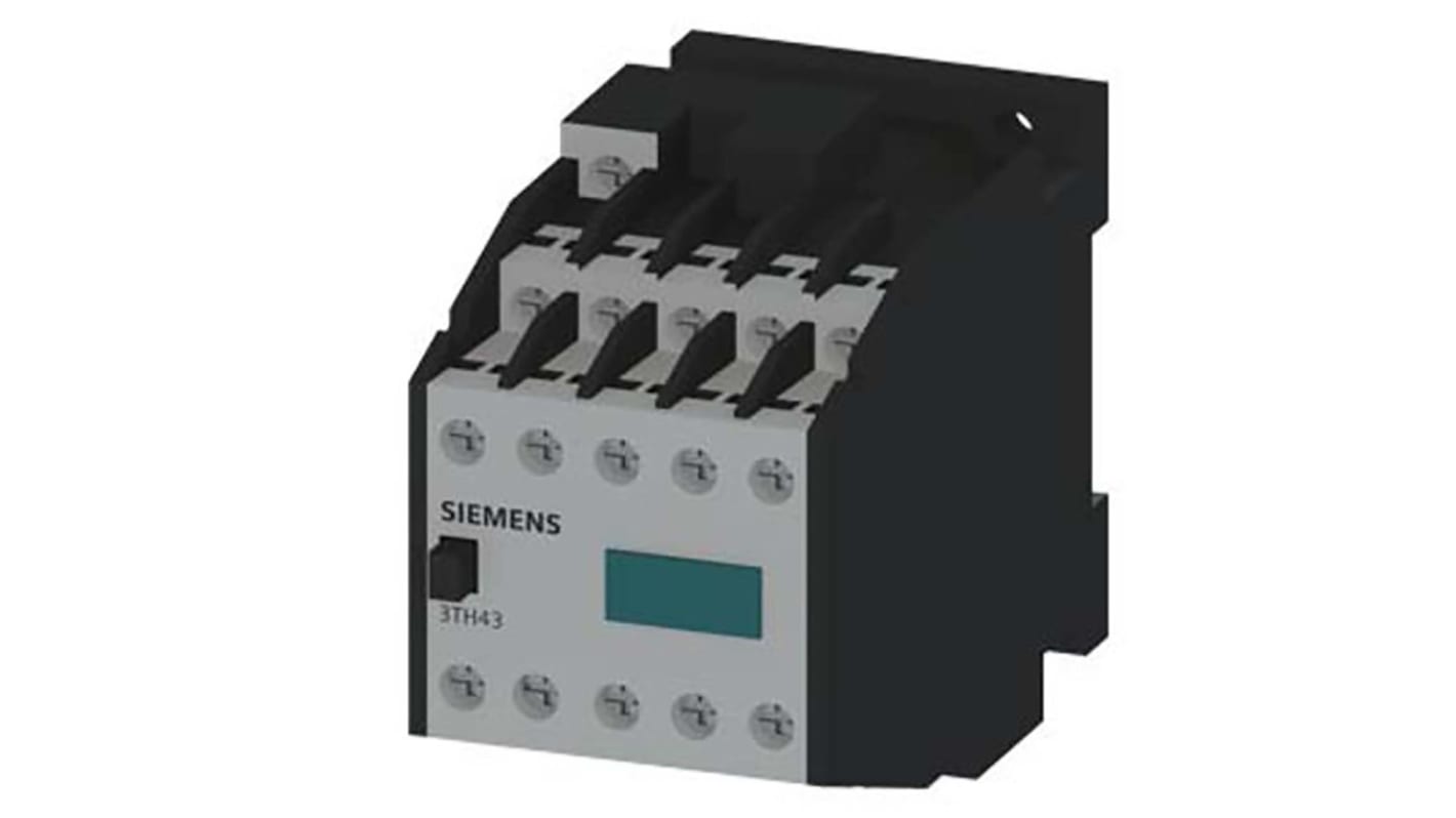 3TH43550AP0 Siemens Contactor Relay, 10 A, 5NO + 5NC RS