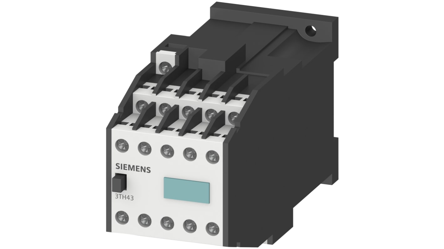 Siemens Contactor Relay, 10 A, 9NO + 1NC