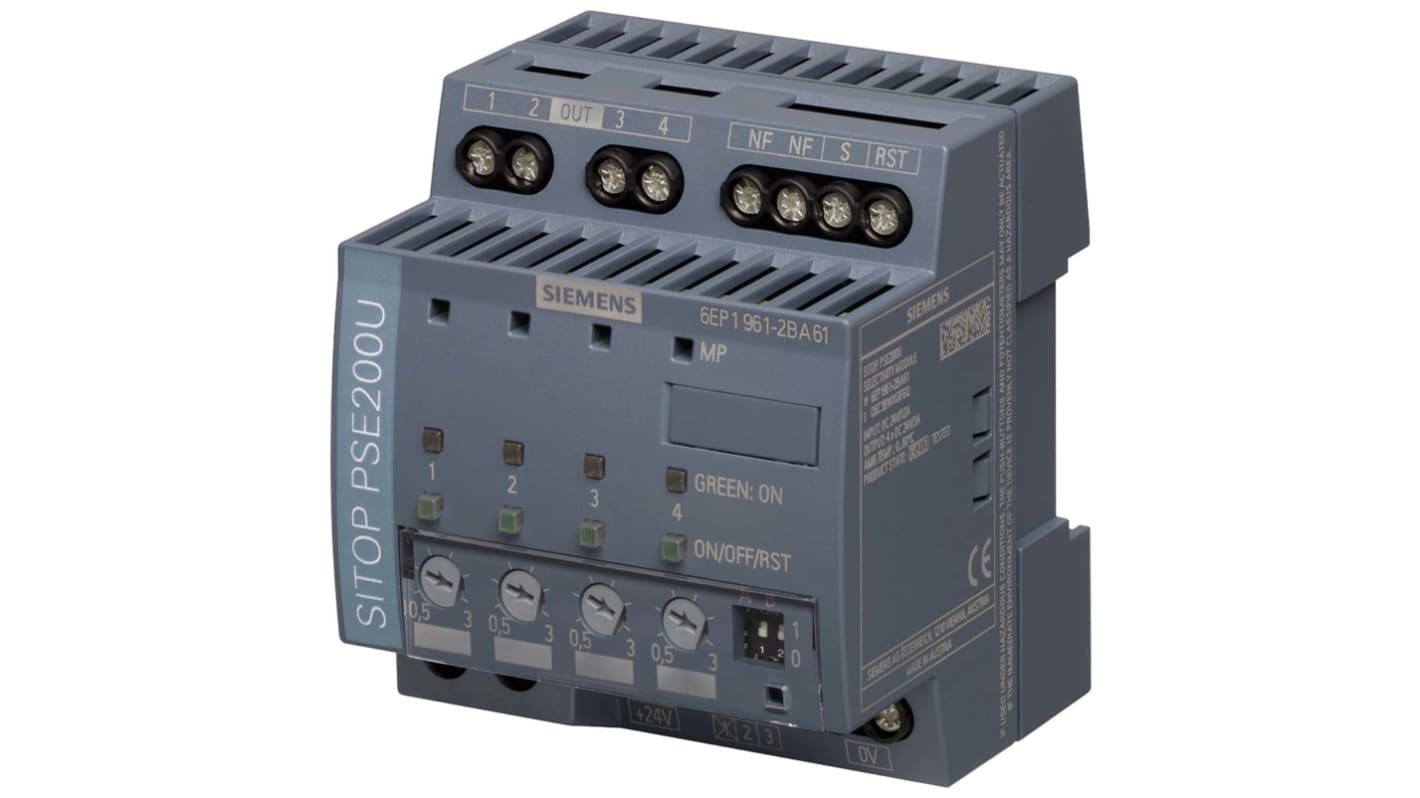 Przetwornica DC-DC, 9W, Uwe 22→ 30 V dc, Uwy 24V dc, Iwy 3A, Siemens