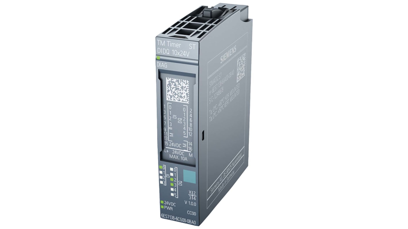 Siemens PLC Expansion Module for Use with ET 200S, Digital, Digital