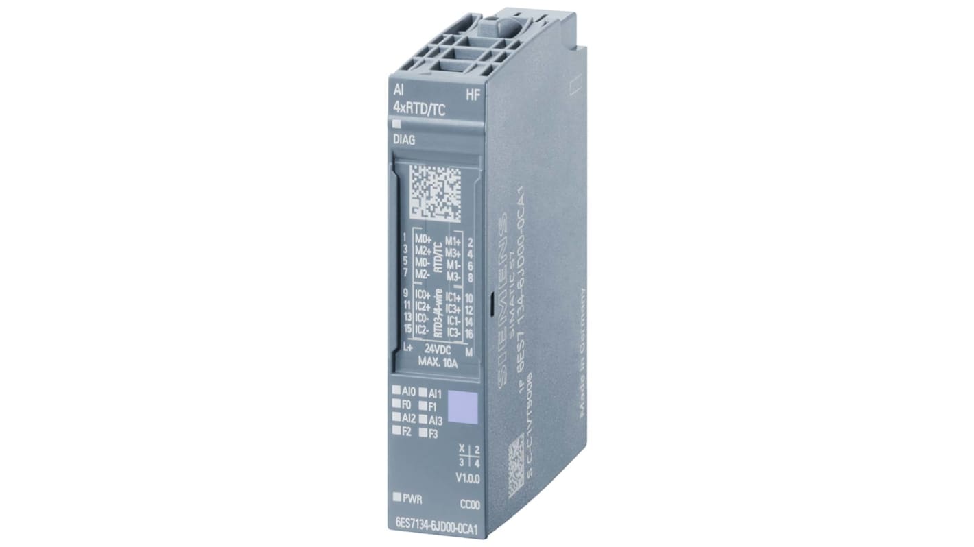 Siemens 1766 Eingangsmodul, 4 x Analog Eingang 24 V 200m