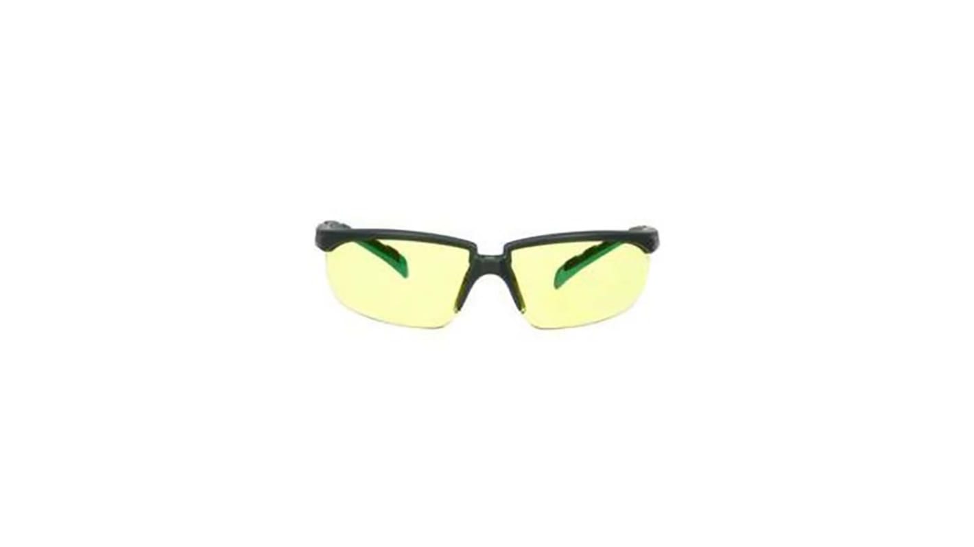 Lunettes-masque de protection 3M Solus Ambre Polycarbonate antibuée, Résistant aux rayures, protection UV 400