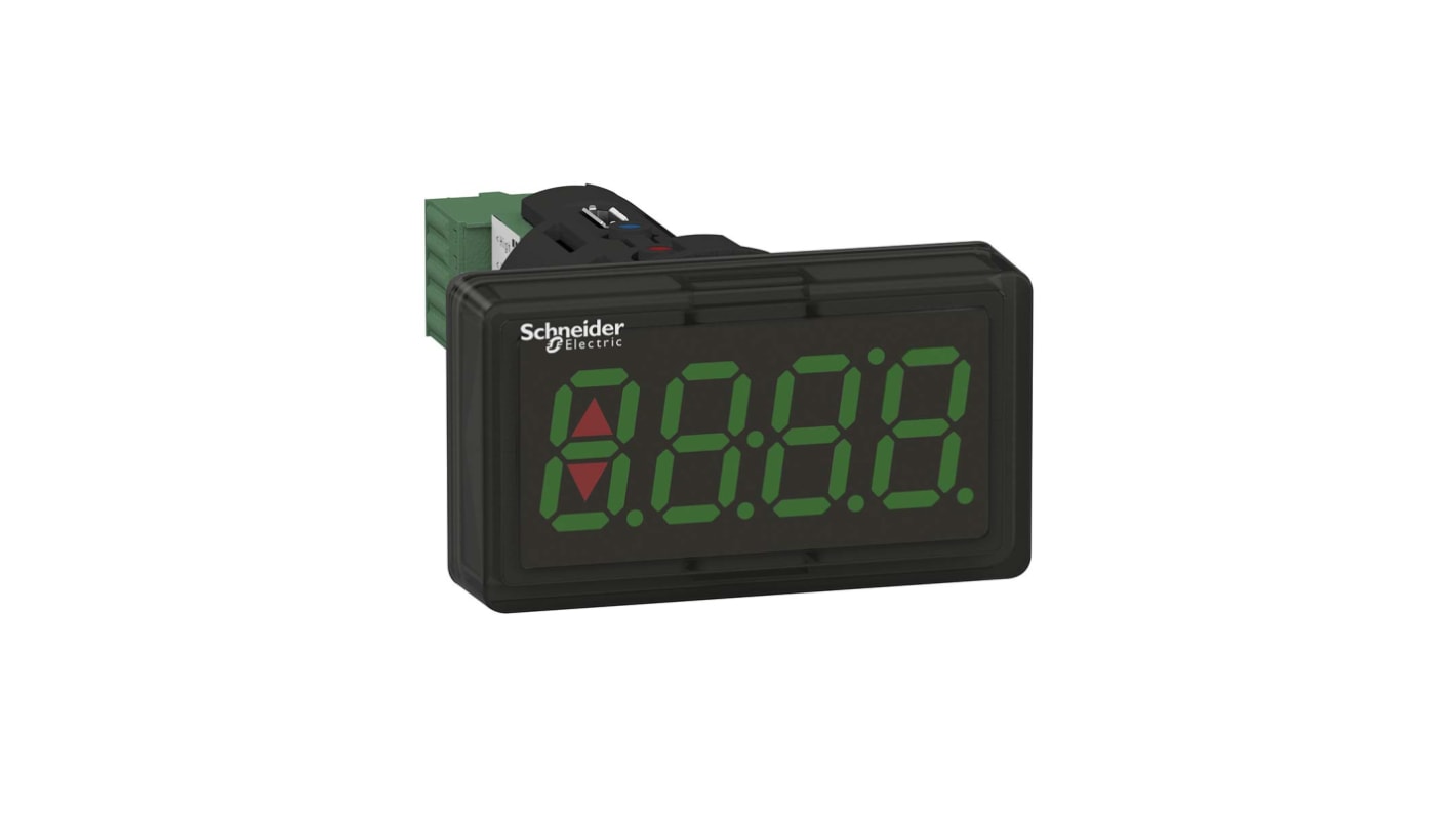 Schneider Electric 7 Segment LED Digital Panel Multi-Function Meter for Current, Voltage, 29.5mm x 51.5mm