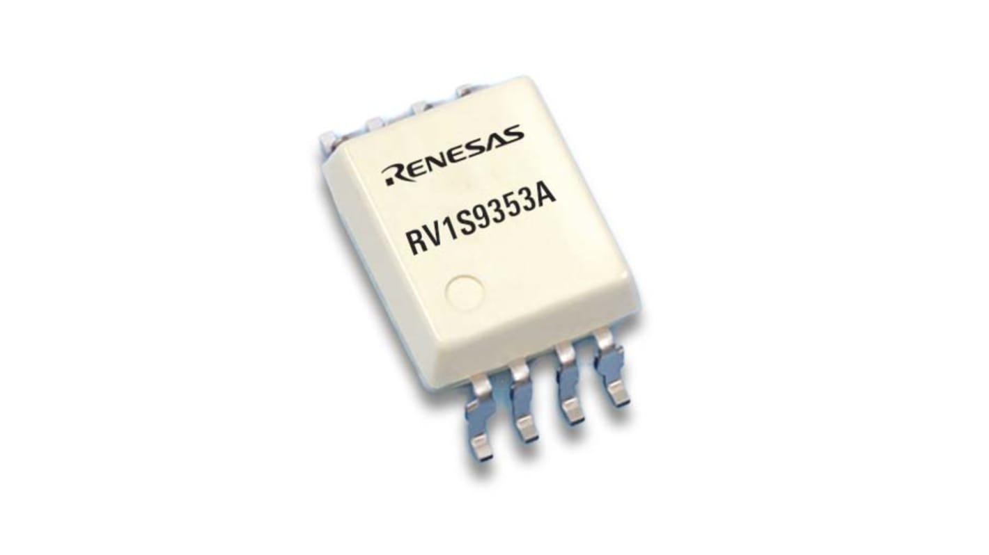 Renesas Optokobler, DC indgang, Transistor Udgang Overflademontering, 8 ben, RV1S9353ACCSP-120V#SC0