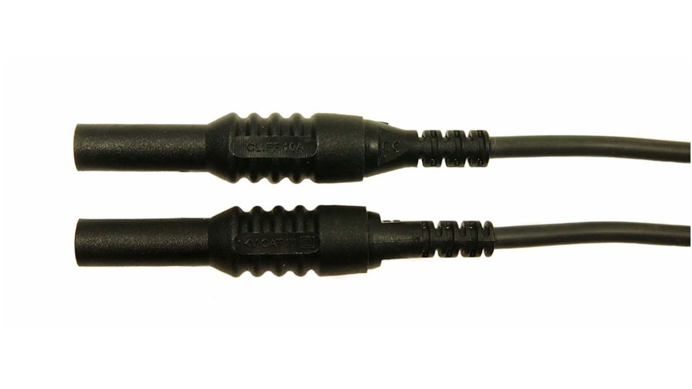 Cable de prueba con conector de 4 mm RS PRO, 10A, 1.5m