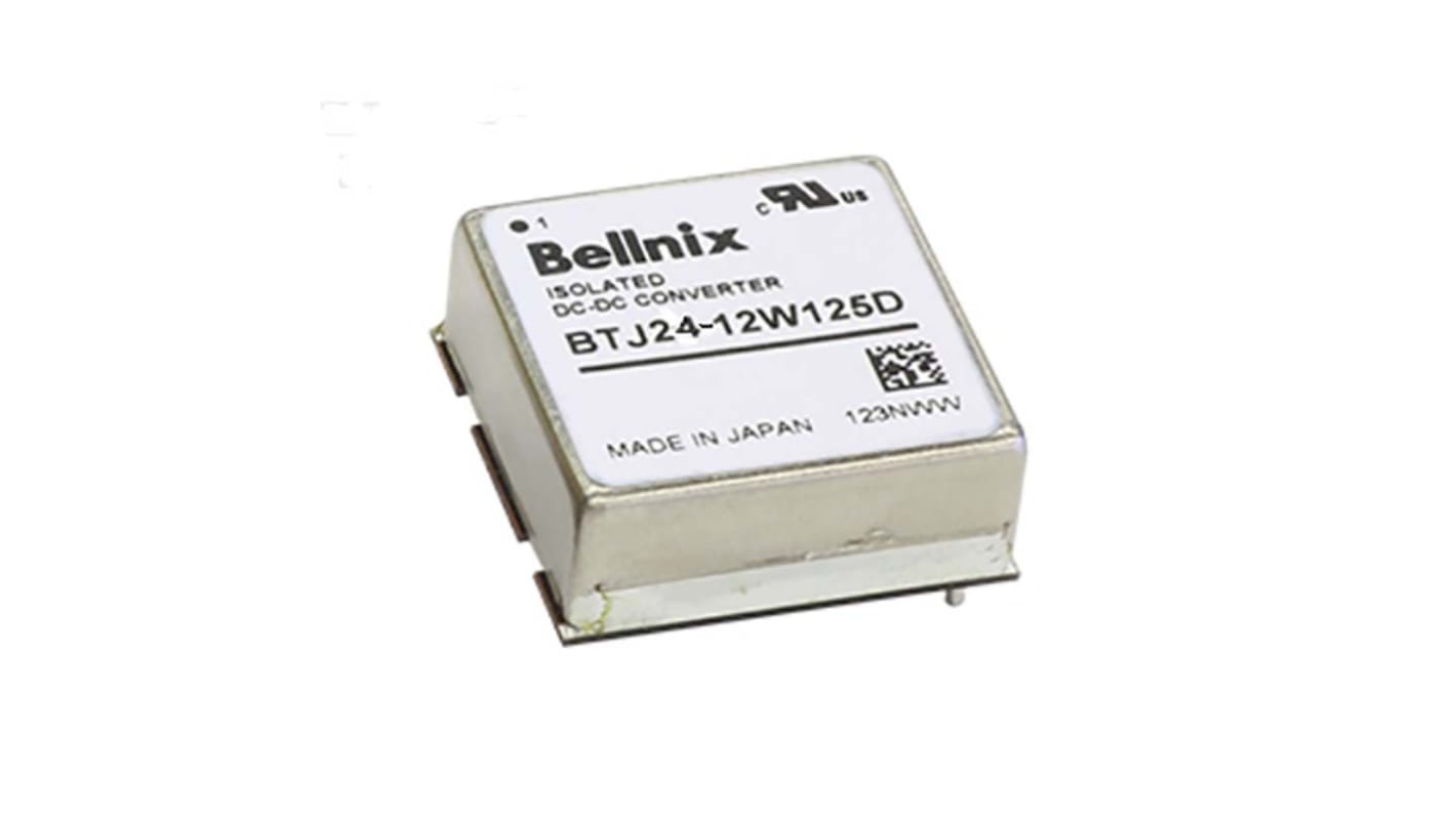 Bellnix BTJ DC/DC-Wandler 30W 24 V dc IN, 12V dc OUT / 0 → 2.5A PCB-Montage 1.5kV isoliert