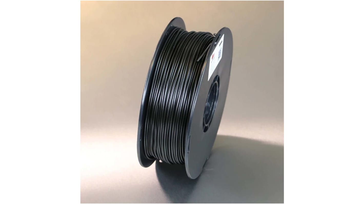 3D Printz PLA 3D-Drucker Filament zur Verwendung mit 3D-Drucker, Schwarz, 2.85mm, FDM, FFF, 1kg