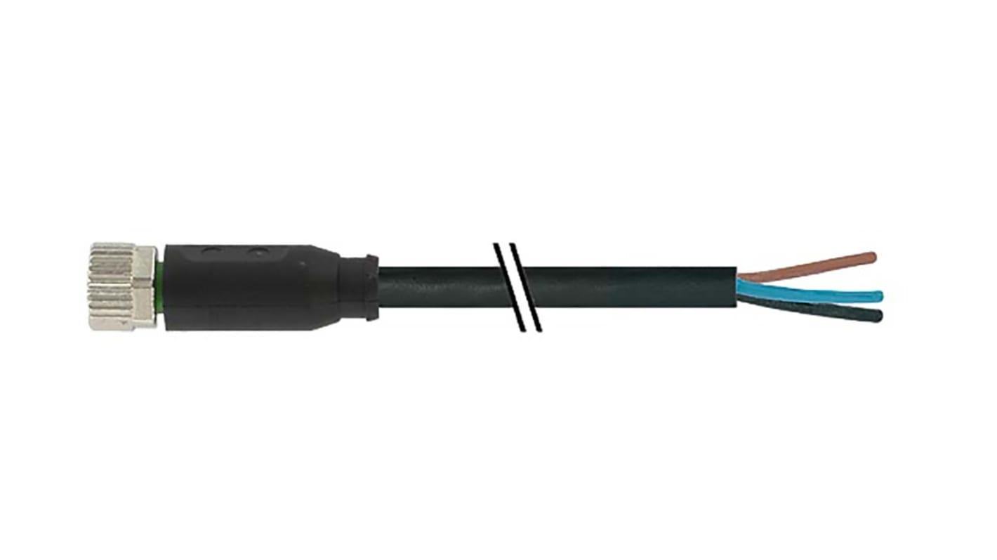 Murrelektronik Limited Straight Female 3 way M8 to Straight Female M8 Sensor Actuator Cable, 5m
