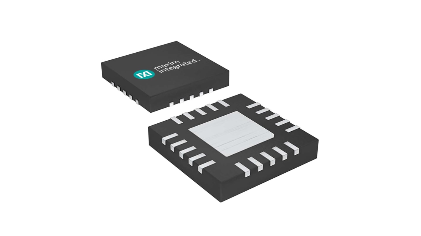 Buck/Boost Converter, MAX20048ATGB/VY+, 50mA, Regolabile, 220 → 2,2 kHz → MHz, 24-Pin, SWTQFN