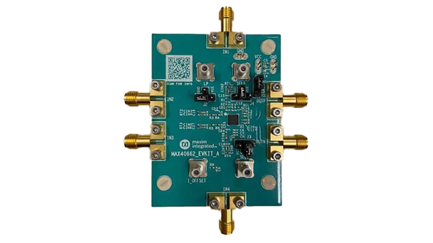 Maxim Integrated Entwicklungskit analog für Max40662, MAX40662EVKIT Evaluierungsbausatz