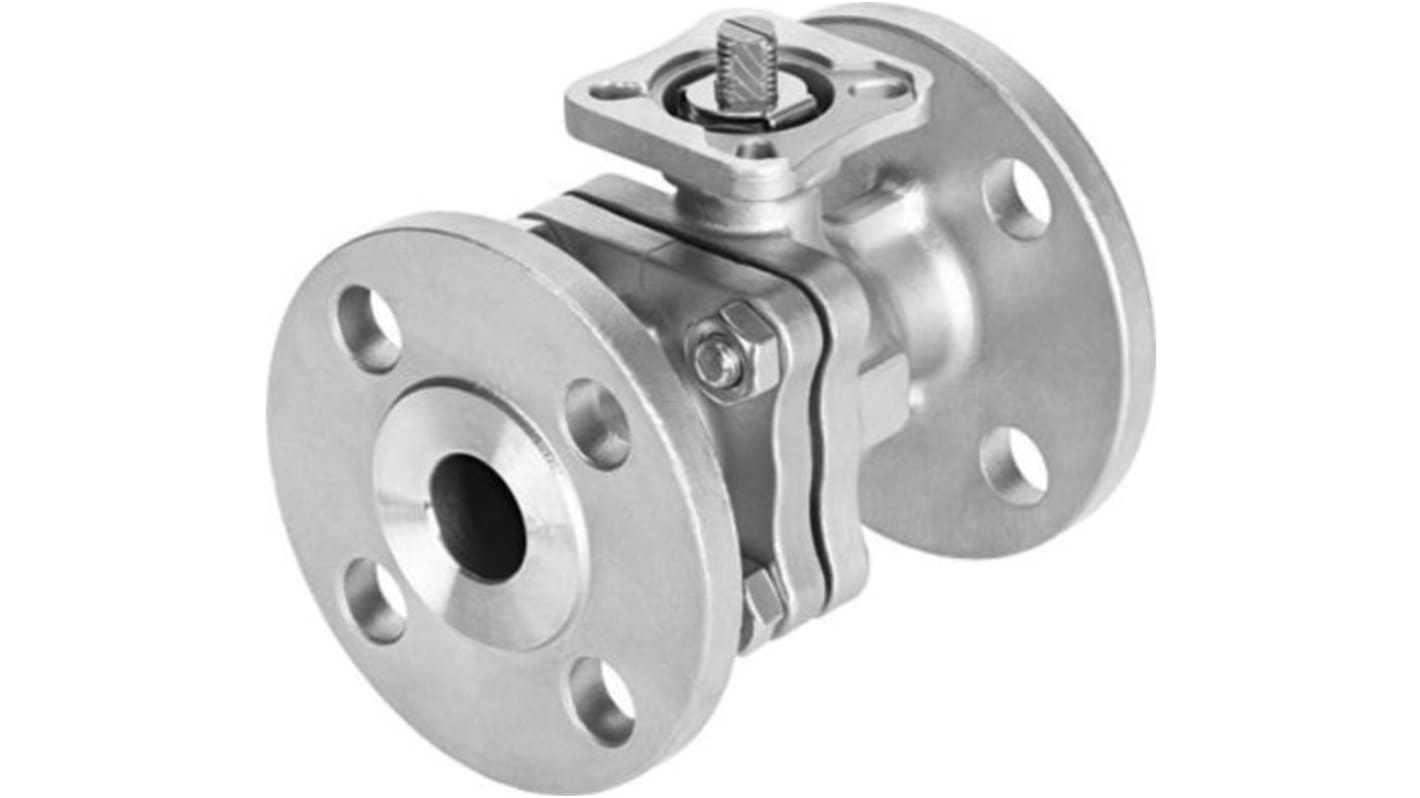 Festo Stainless Steel 2 Way, Ball Valve, 32mm, 20bar Operating Pressure