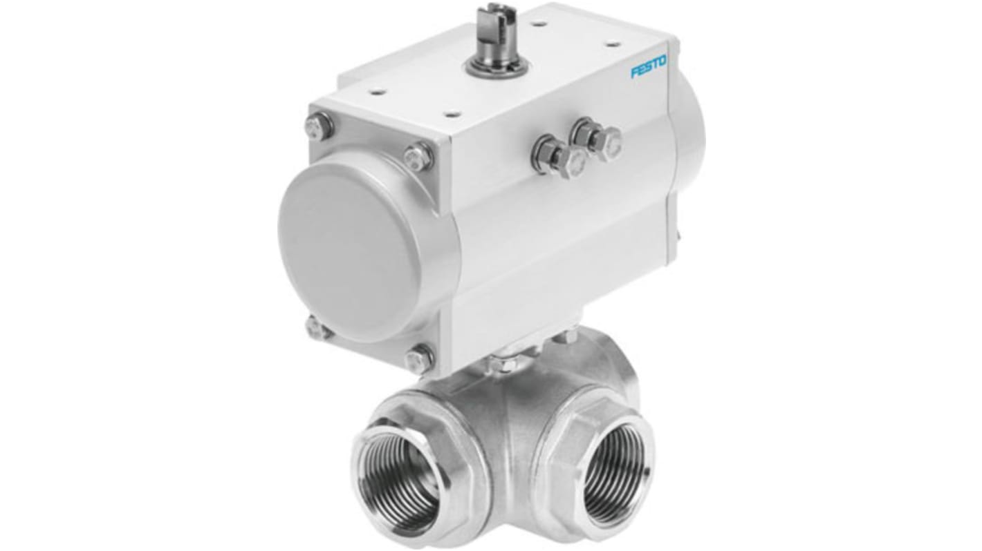 Festo Ball type Pneumatic Actuated Valve 3/4in, 25 bar