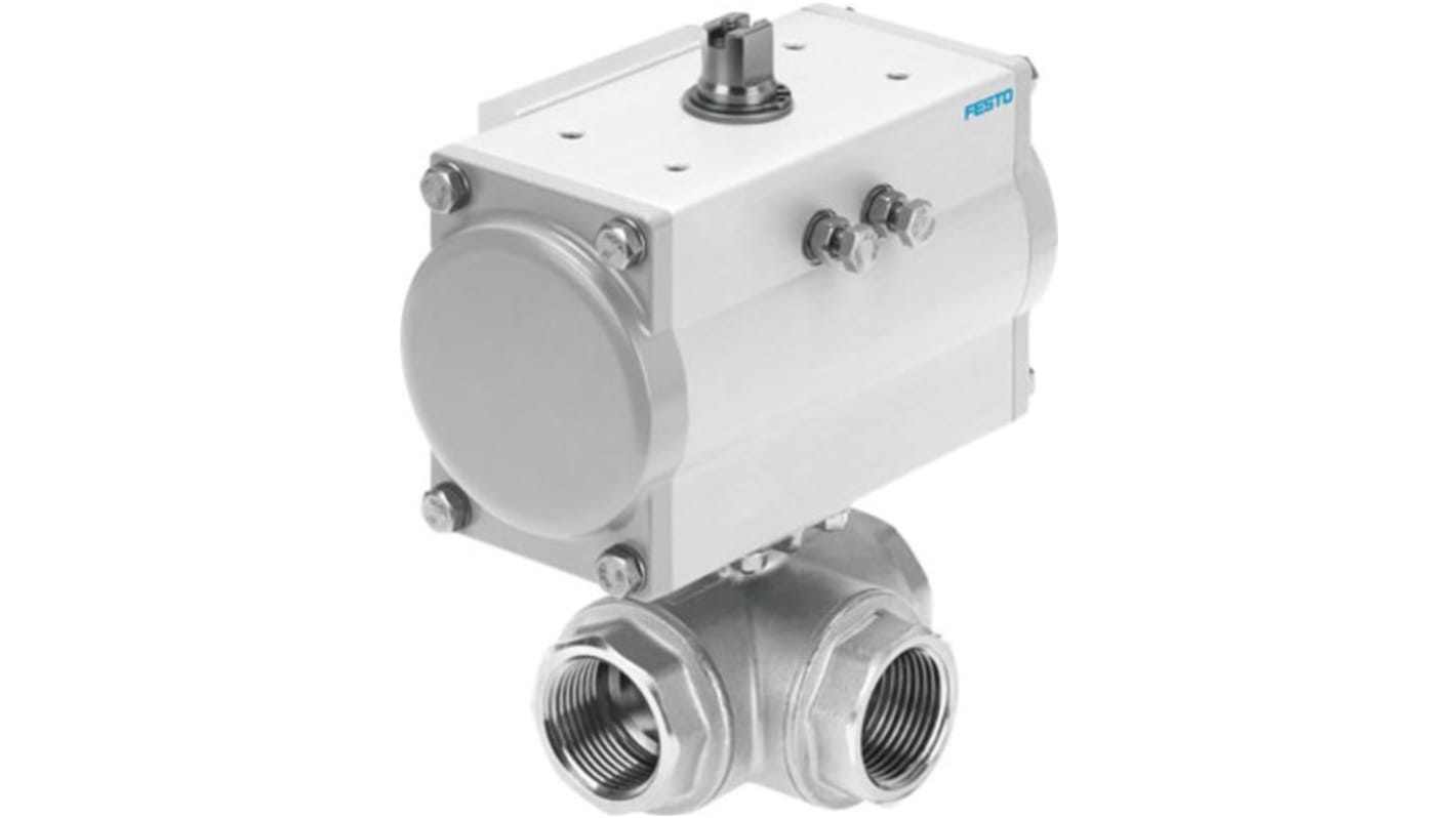 Festo Pneumatikus működtetésű szelep, típus: Golyó, VZBM-A-3/4"-RP-25-F-3L-B2-PA20