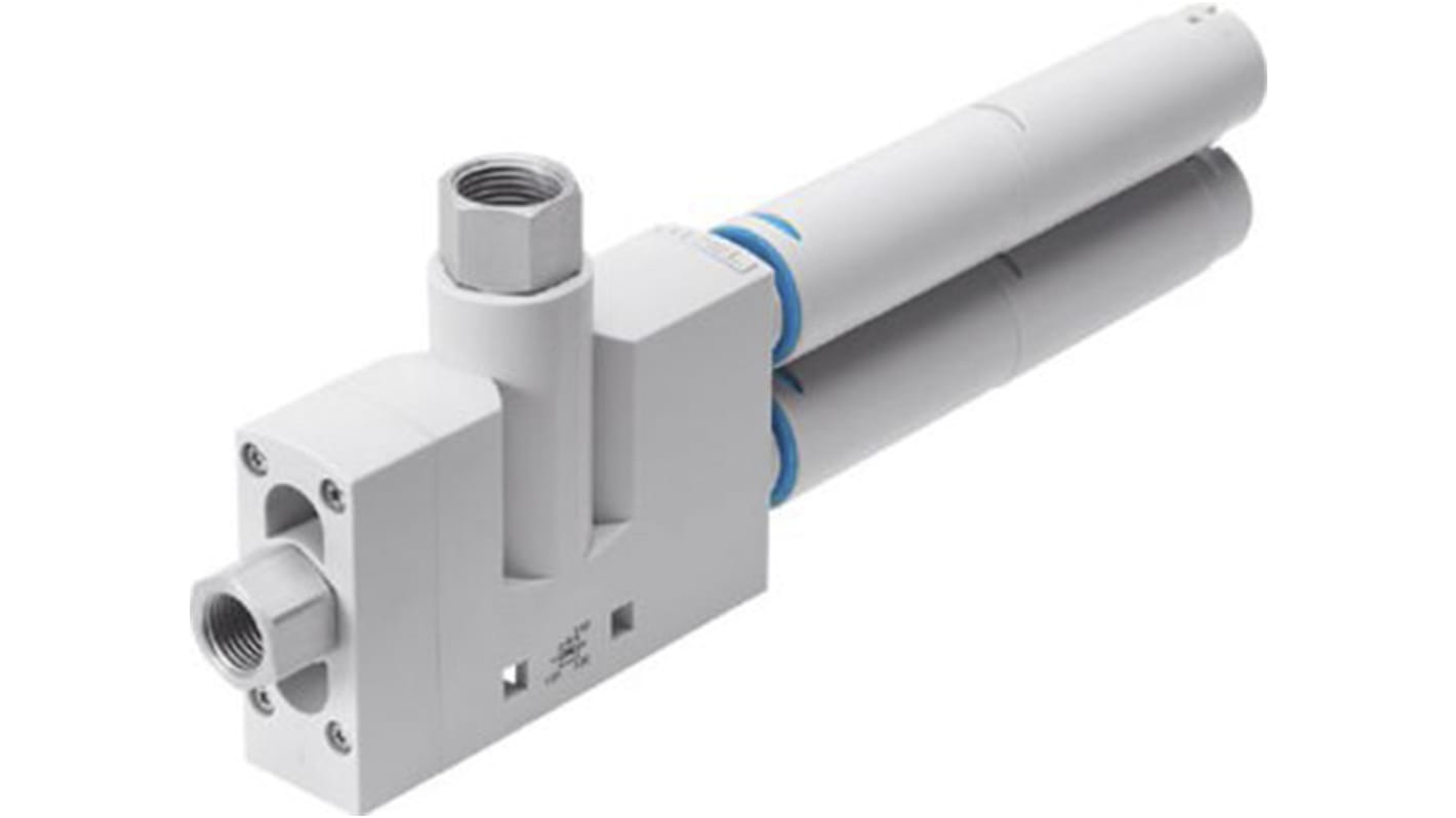 Pompa per vuoto Festo VN-30-H-T6-PI5-VI6-RO2, Ø ugello 3mm, pressione vuoto max 3bar, aspirazione max 186L/min,