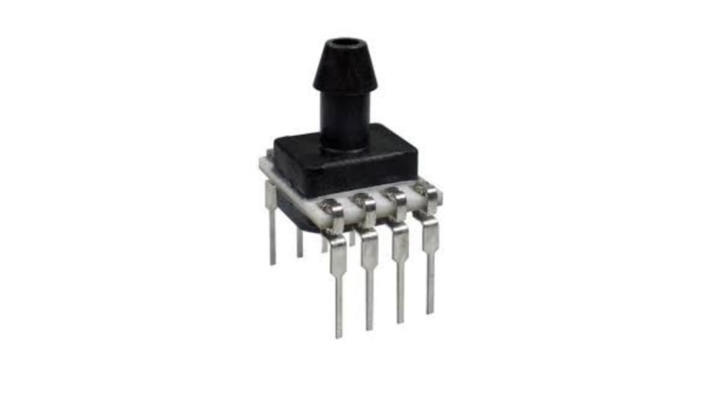 Honeywell Differential Pressure Sensor, 6.8kPa Operating Max, Through-Hole Mount, 6-Pin, 68.9kPa Overload Max, DIP