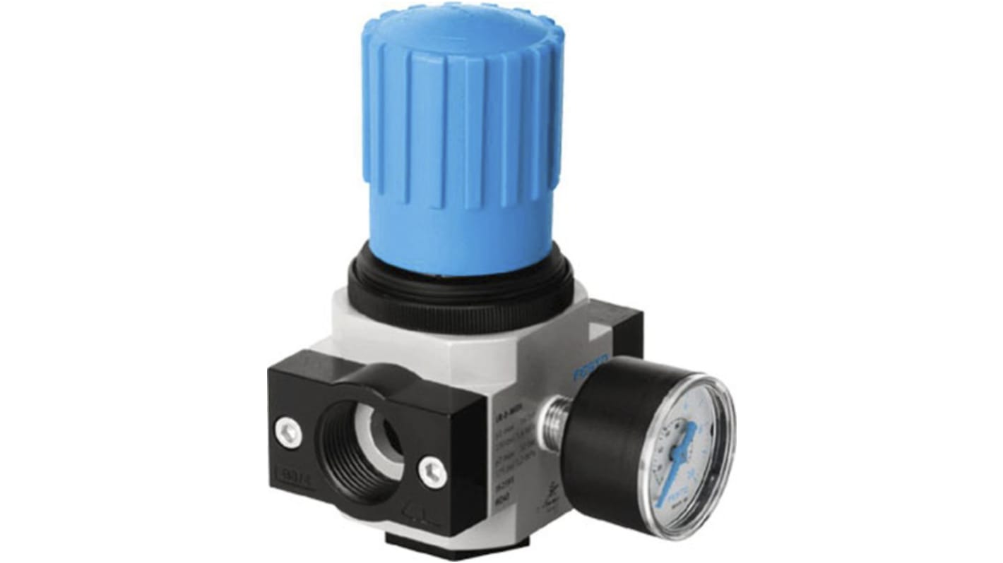 Festo Pneumatic Regulator - 0.5bar to 7bar, 16bar max. input, 162589