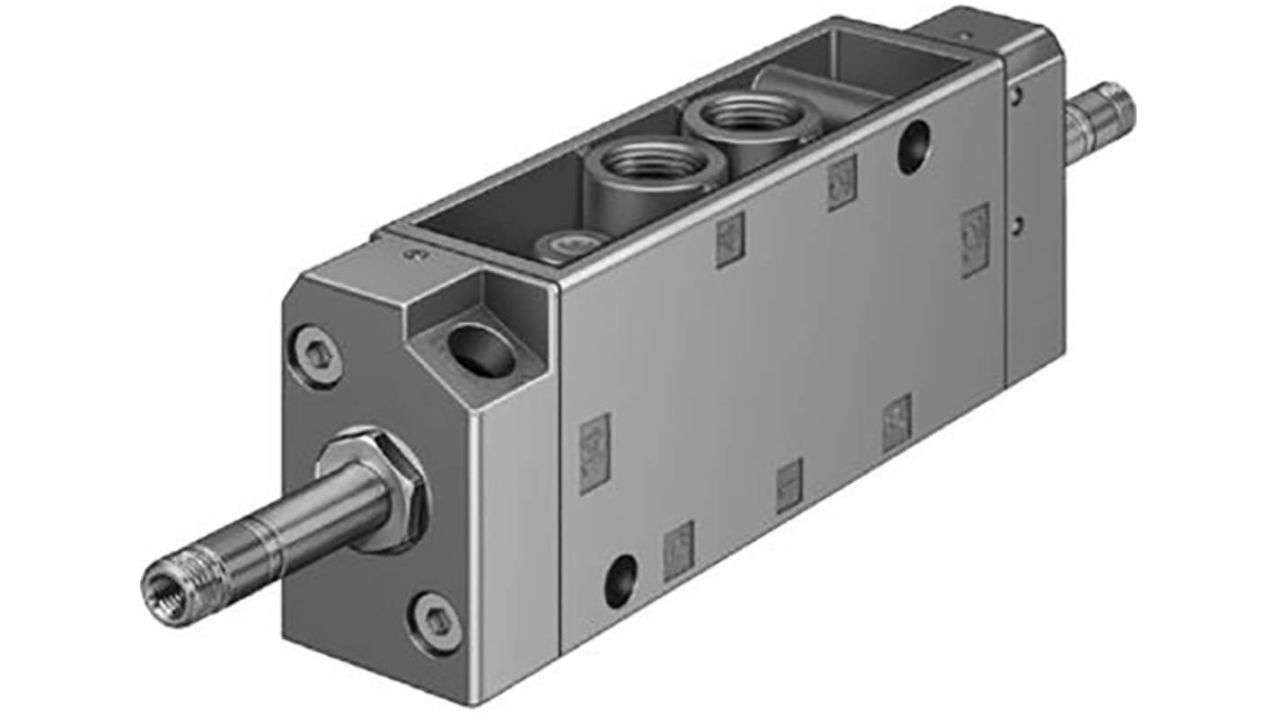 Válvula de control de accionamiento piloto de solenoide neumática Festo, Serie JMFH, Rosca G 1/4, Función 5/2 Bistable,