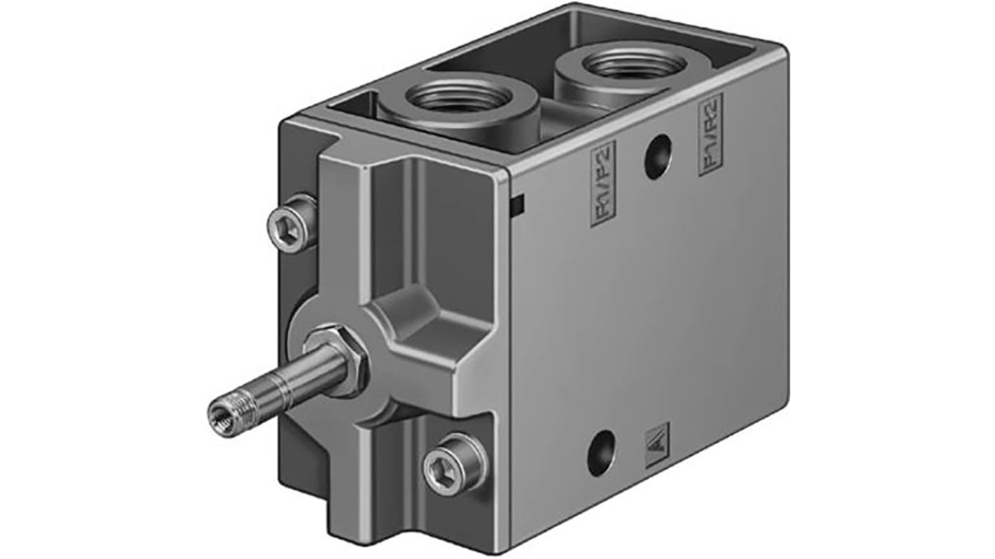 Festo 3/2 Closed, Monostable Pneumatic Solenoid/Pilot-Operated Control Valve - Electrical G 3/4 MFH Series, 536190