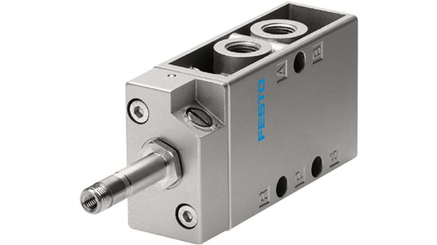 Festo MFH 535906 Pneumatik-Magnetspule / pilotgesteuertes Steuerventil 5/2 Monostable Durchsteckmontage,