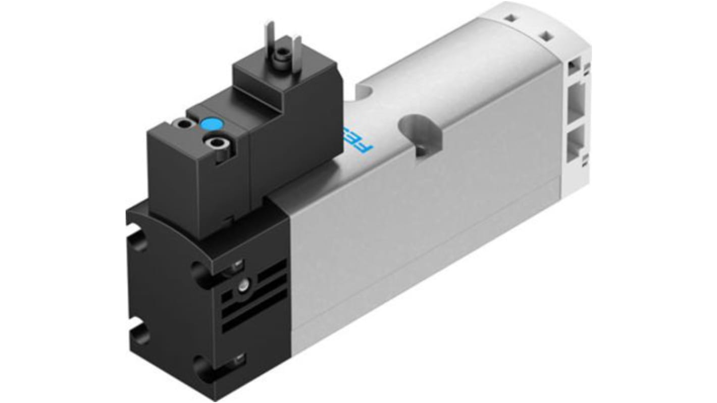 Válvula de solenoide Festo, Serie VSVA-B-M52-MZH-A1-1C1, Función 5/2 Monostable, Sistemas eléctricos