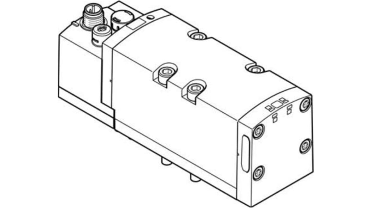 Festo VSVA-B-M52-AD-D2-1R5L 566993 Magnetventil 5/2 Monostable, Elektrisch-betätigt