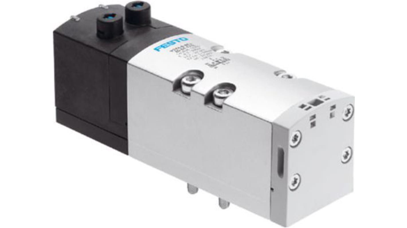 Festo 5/3 exhausted Solenoid Valve - Electrical VSVA-B-P53E-ZD-D1-1T1L Series, 543701